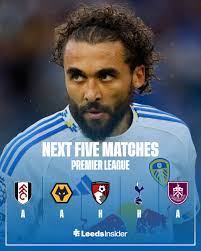 ⚪ Leeds' next five Premier League battles are set! How many points are we  taking from these?👇
