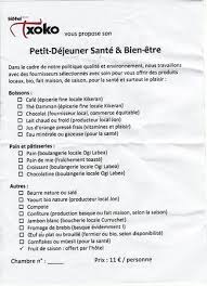 Fiche De Commande Du Petit Dejeuner Picture Of Hotel Txoko Saint Jean De Luz Tripadvisor