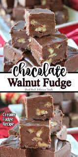 Chocolate Walnut Fudge Walnut Fudge Chocolate Walnut Fudge Walnut Fudge Recipe