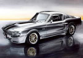 1967 Ford Mustang Cobra Gt 500 Oil On Canvas 50x70 Cm 2013 Edition Cheap Luxury Cars Amazing Cars Car Videos