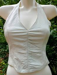 Coolibar Paros Sailing Tee Gray and White Women's size Medium 50+UPF  T-shirts