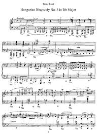 Hungarian Rhapsody No 3 Sheet Music Cantorion Free Sheet Music Free Scores