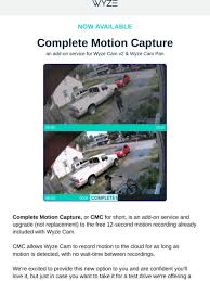 Wyzecam Introducing Complete Motion Capture Milled