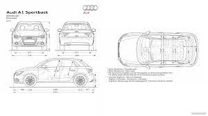 Audi A1 Sportback 2012 Dimensions Caricos