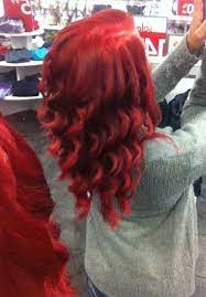 My Hair I Got Several Boxes Of Loreal Hicolor Hilites In Magenta From Sally S And Used A 30 Volume Developer Bought 3 Red Hair Inspiration Dip Dye Hair Hair