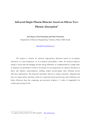 Vastly different from photon detectors, thermal detectors do not generate a signal one advantage of thermal detectors is that they respond equally to all the value of netd is the amount of temperature difference between the target. Https Arxiv Org Pdf 0802 1841