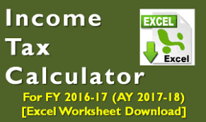 Our income tax calculator calculate taxes, on the basis of latest provisions of the income tax act and rules issued by the income tax department. Download Income Tax Calculator For Fy 2016 17 Ay 2017 18