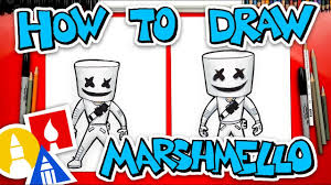 Marshmallow skin fortnite coloring pages. How To Draw Fortnite Marshmello Skin Youtube