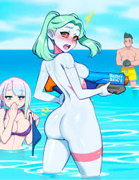 Rule 34 - Ass Blushypixy Blushyspicy Cyberpunk: Edgerunners Cyberpunk 2077  David Martinez (edgerunners) Lucyna Kushinada Rebecca (edgerunners) |  8803520