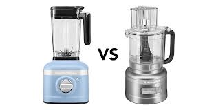 What is the difference between a food processor and a food blender?