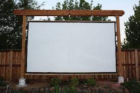 New Frame And Screen Backyard Theater Forums Outdoor Movie Screen Backyard Movie Screen Diy Outdoor Movie Screen
