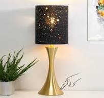 Touch Lamp for Bedroom, 3 Way Dimmable Gold Table Lamp with ...