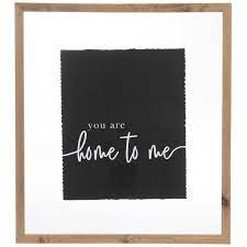 You Are Home To Me Framed Wall Decor Hobby Lobby 1798511