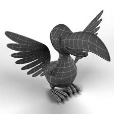 Toucan Bird Cartoon 3d Model 4 Jpg 600 600 Digital Sculpture 3d Model Bird