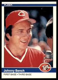 Amazon.com: 1984 Fleer Baseball #462 Johnny Bench Cincinnati Reds :  Collectibles & Fine Art