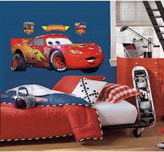 Lightning mcqueen bedroom paint ideas. Amazon Com Roommates Disney Pixar Cars Lightening Mcqueen Peel And Stick Giant Wall Decal Home Improvement