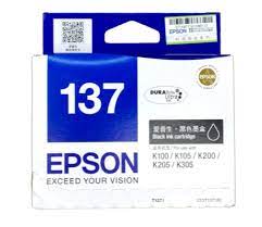 Refillable cartridge for epson k100 k200 t1371. Original Epson T1371 Ink Cartridge Black Suitable For K100 105 K200 205 Printer Cartridge 137