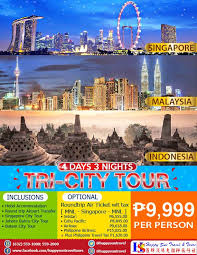 Malaysia has passed a new tourism tax which will be implemented on august 1, 2017. Happy Sun Travel On Twitter 4d3n Singapore Tri City Singapore Malaysia Indonesia For As Low As 9 999 Per Person Https T Co Xgmbubavoc Travel Tours Singapore Malaysia Indonesia Tricity Wnaderlust Happysuntravel Https T Co