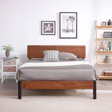 Portland Wood Slat And Metal Platform Bed Frame Classic Brands Choose from contactless same day delivery, drive up and more. portland wood slat and metal platform
