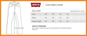 5 Mens Jeans Size Chart Resume Pictures For Mens Jeans