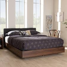 Mid Century Grey Fabric And Walnut Storage Bed By Baxton Studio Bedroom Furniture For Sale Upholstered Storage Furniture