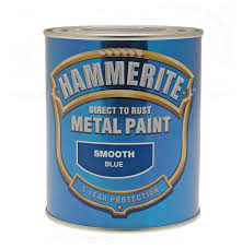 Metal Paint Smooth Blue 750ml Exterior Metal Paint Metal Paint Shop