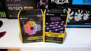 Corsair Lighting Node Pro Unboxing Part 1 Of 2 Youtube