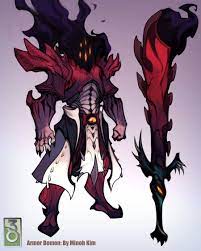 Demon Armor Concept By Minohkim On Deviantart Concept Art Characters Armor Concept Fantasy Character Design