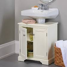 The sink basin and the pedestal. Bathroom Storage Purchase Surround Cabinets Made To Fit Around An Existing Pedestal Sink Pedestal Sink Storage Small Bathroom Storage Pedestal Sink