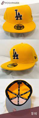 L A Dodgers New Era 59fifty Fitted Hat L A Dodgers New Era 59fifty Fitted Hat In Los Angeles Lakers Colors Size 7 5 8 M Fitted Hats New Era 59fifty New Era