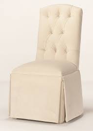 Of fabric except the skirted chairs. Tufted Upholstered Parsons Chair Parsons Chairs Solid Wood Dining Chairs Chair
