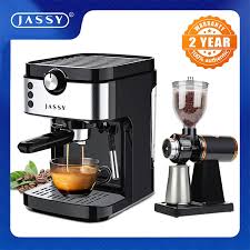 Best budget coffee pod machine: Jassy 19 Bar Espresso Coffee Machine With Milk Frother Wand For Espresso Cafe Powder Espresso Maker Cappuccino And Latte Shopee Philippines