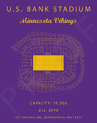 Us Bank Stadium Minnesota Vikings Us Bank Seating Chart