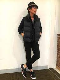 イオンモール鹿児島 ハイダウェイニコル nicole club for menのダウンベストを使ったコーディネート wear ダウンベスト ベスト ファッションコーディネート