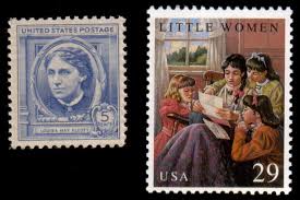 Literary Stamps Alcott Louisa May 1832 1888 Book Stamp Old Stamps Stamp