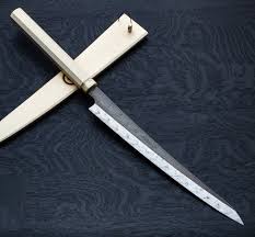 Holly Damasteel Yanagiba 340mm Eatingtools Com Knife Handmade Chef Knife Chef Knife