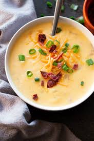 Loaded with crispy bacon, sour cream, sharp cheddar cheese, and green onions, this soup is quicker to make than a baked potato and is perfect . Loaded Baked Potato Soup Recipes Worth Repeating