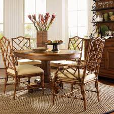 Tommy Bahama Island Estate 5 Piece Dining Set With Ceylon Macadamia Chairs British Colonial Decor Dining Room Furniture Colonial Decor