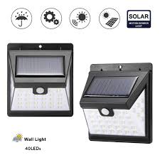 Waterproof Solar Power Motion Sensor 40 Led Wall Light Outdoor Security Lamp Rd Ebay