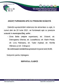 Ele au intrat în vigoare 30 de zile mai târziu, deci la 28 octombrie 2010. Compania De ApÄƒ A LÄƒsat Dejul FÄƒrÄƒ ApÄƒ Dar VicepreÈ™edintele Consiliului JudeÈ›ean È™i A Umplut Piscina Foto Stiri De Cluj