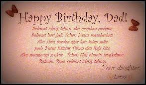 For Dad Birthday From Daughter Quotes Quotesgram Birthday quotes for my dad from son. for dad birthday from daughter quotes