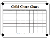 Free Childrens Chores Charts To Download