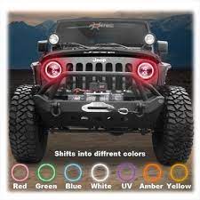 Oracle Complete Head Light Kit With Halo Led Light Ring For 07 Up Jeep Wrangler Jk Jeep Truck Jeep Wrangler Jeep Wrangler Jk