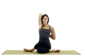 The alternating compression and release of the abdominal region flushes this area with blood and Basic And Advanced Seated Yoga Poses