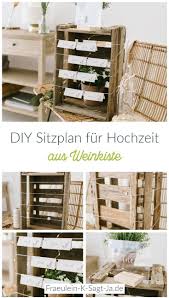 Diy Sitzplan Idee Aus Weinkiste Fraulein K Sagt Ja Hochzeitsblog In 2020 Weinkiste Sitzplan Idee