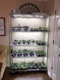 Use the sand paper and paint the inside of pc. Diy Grow Light Shelving System The Garden