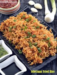 Schezwan Fried Rice Recipe Veg Schezwan Fried Rice Indian Style Recipe In 2020 Fried Rice Recipe Rice Recipes Indian Rice Recipes