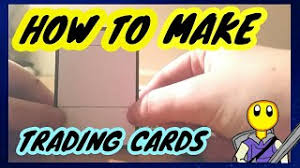 Please select your preffered envelope colour from the drop. How To Make Your Own Trading Cards By Hand Youtube