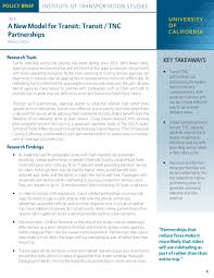 You should always check your assignment's requirements and/or ask your instructor what their expectations are regarding brief content and format. Policy Briefs Ucla Institute Of Transportation Studies