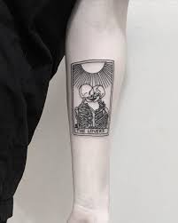 16 Powerful Tarot Card Tattoo Ideas Their Meanings In 2020 Tarot Card Tattoo Card Tattoo Tarot Tattoo